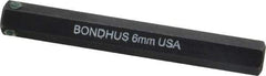 Bondhus - 6mm Hex Drive Bit - 2" OAL - Exact Tool & Supply