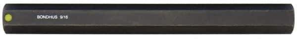 Bondhus - 9/16" Hex Drive Bit - 6" OAL - Exact Tool & Supply