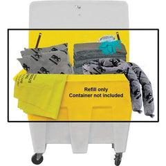 Brady SPC Sorbents - 134 Gal Capacity Universal Spill Kit - No Container Included - Refill Only - Exact Tool & Supply