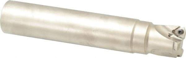 Seco - 1-1/2" Cut Diam, 0.08" Max Depth, 1-1/2" Shank Diam, Cylindrical Shank Indexable High-Feed End Mill - Screw Holding Method, 218.19-160.. Insert, R217.21 Toolholder, Through Coolant - Exact Tool & Supply