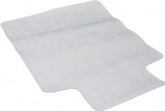 Aleco - 48" Long x 36" Wide, Chair Mat - Single Lip, Straight Edge Style, Texured Both Sides - Exact Tool & Supply