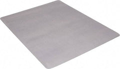 Aleco - 60" Long x 46" Wide, Chair Mat - Rectangular, Straight Edge Style, Texured Both Sides - Exact Tool & Supply