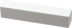 Norton - 220 Grit Aluminum Oxide Square Dressing Stick - 4 x 3/4 x 3/4, Very Fine Grade, Vitrified Bond - Exact Tool & Supply