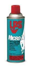 LPS - 11 Ounce Aerosol Contact Cleaner - 0°F Flash Point, Flammable, Food Grade, Plastic Safe - Exact Tool & Supply