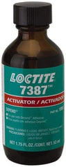 Loctite - 1.75 Fluid Ounce, Amber Adhesive Activator - For Use with Acrylic Adhesives - Exact Tool & Supply