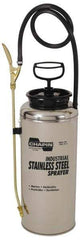 Chapin - 3 Gal Garden Hand Sprayer - Stainless Steel Tank, Wide Mouth, Reinforced Hose, For Industrial Applications - Exact Tool & Supply