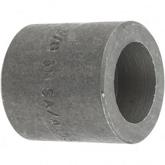 Made in USA - Size 3/8", Class 3,000, Forged Carbon Steel Black Pipe Coupling - 3,000 psi, Socket Weld End Connection - Exact Tool & Supply