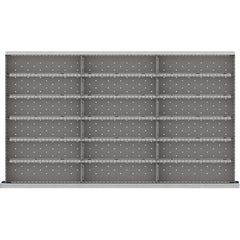 LISTA - 18-Compartment Drawer Divider Layout for 3.15" High Drawers - Exact Tool & Supply