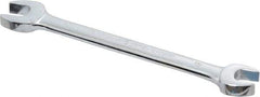 Blackhawk by Proto - 10mm x 11mm Standard Open End Wrench - 5-13/16" OAL, Double End, Chrome Finish, 15° Head Angle - Exact Tool & Supply