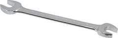 Blackhawk by Proto - 16mm x 17mm Standard Open End Wrench - 8-5/16" OAL, Double End, Chrome Finish, 15° Head Angle - Exact Tool & Supply