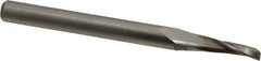 Onsrud - 3/16" Cutting Diam x 5/8" Length of Cut, 1 Flute, Upcut Spiral Router Bit - Uncoated, Right Hand Cut, High Speed Steel, 2-7/8" OAL x 1/4" Shank Diam, Single Edge, 19 to 32° Helix Angle - Exact Tool & Supply