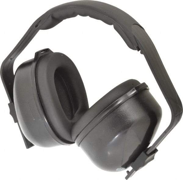 PRO-SAFE - Over the Head Black Foam Cushion Earmuffs - 29 NRR Rating - Exact Tool & Supply