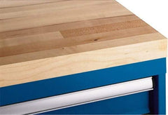 LISTA - Tool Box Wood Butcher Block Top - 40-1/4" Wide x 22-1/2" Deep x 1-3/4" High, Natural, For HS Modular Cabinets - Exact Tool & Supply