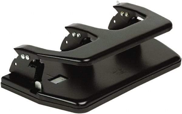 Master - Paper Punches Type: 20 Sheet Multi-Hole Punches Color: Black - Exact Tool & Supply