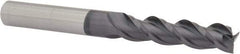 ProMax - 3/8", 1-1/2" LOC, 3/8" Shank Diam, 3-1/2" OAL, 3 Flute, Solid Carbide Square End Mill - Single End, AlTiN Finish, Spiral Flute, 40° Helix, Centercutting, Right Hand Cut, Right Hand Flute, Series 109 - Exact Tool & Supply