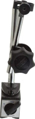 Noga - 70 Lb Magnetic Force, Fine Adjustment Indicator Positioner & Holder with Base - Post & Articulated Arm, Rectangular Base, 1-1/4" Base Height, 40mm Base Length, 1-3/16" Base Width - Exact Tool & Supply