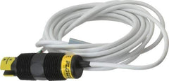 Flowline - 3/4" Thread, 150 Max psi, 176°F Max, Liquid Level Ultrasonic Switch - Polypropylene Stem, Intrinsically Safe Ultrasonic Level Switch - Exact Tool & Supply