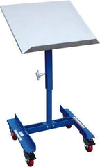 Vestil - Work Table - Steel, Fixed Leg, Blue, 21" Long x 21" Deep x 28" High - Exact Tool & Supply