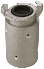 EVER-TITE Coupling Products - 1-1/4" ID x 2-5/32" OD Sandblaster Hose End - Brass, Rated to 100 PSI - Exact Tool & Supply