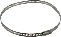EVER-TITE Coupling Products - SAE Size 140, 2-1/2 to 9-1/4" Diam, Stainless Steel Worm Drive Clamp - 9/16" Wide, Material Grade 304 - Exact Tool & Supply