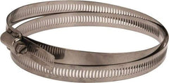 EVER-TITE Coupling Products - SAE Size 164, 2-1/2 to 10-3/4" Diam, Stainless Steel Worm Drive Clamp - 9/16" Wide, Material Grade 304 - Exact Tool & Supply