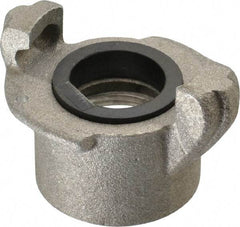 EVER-TITE Coupling Products - 1-1/4" NPT Sandblaster Adapter - Aluminum, Rated to 100 PSI - Exact Tool & Supply