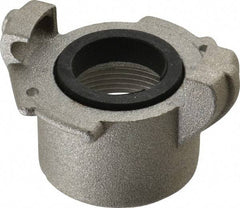 EVER-TITE Coupling Products - 1-1/2" NPT Sandblaster Adapter - Aluminum, Rated to 100 PSI - Exact Tool & Supply