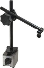 Noga - 175 Lb Magnetic Force, Fine Adjustment Indicator Positioner & Holder with Base - Post & Articulated Arm, Rectangular Base, 55mm Base Height, 60mm Base Length, 50mm Base Width - Exact Tool & Supply