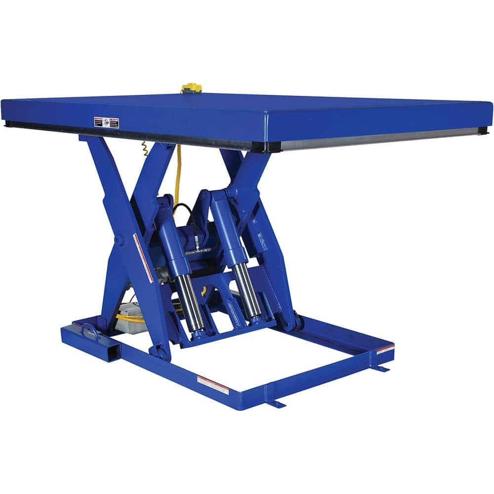 Vestil - Lifting Tables; Type: Electric Hydraulic Lift ; Lift Style: Scissor ; Style: Electric ; Load Capacity (Lb.): 6000.000 ; Minimum Height (Inch): 8 ; Lift Height (Inch): 44 - Exact Tool & Supply