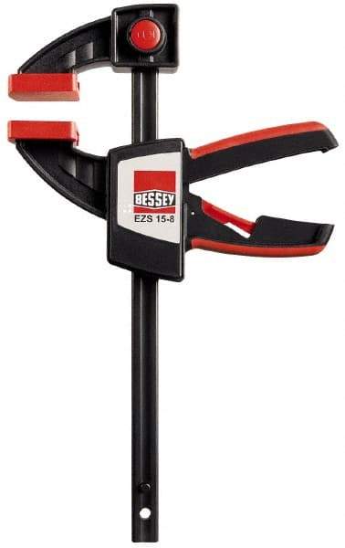 Bessey - 6" Capacity, 3-1/2" Throat Depth Bar Clamp - 445 Lb Clamping Pressure, 14" OAL, 13-1/2" Max Spread - Exact Tool & Supply