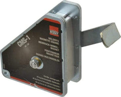 Bessey - 3-3/4" Wide x 1-5/8" Deep x 4-3/8" High Magnetic Welding & Fabrication Square - 100 Lb Average Pull Force - Exact Tool & Supply