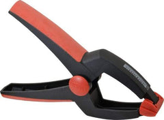 Bessey - 3" Jaw Opening Capacity, 2-3/4" Throat Depth, Spring Clamp - Plastic Body, Plastic Handle, Plastic Tip, 9" OAL - Exact Tool & Supply