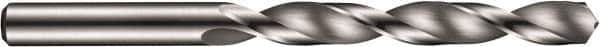 DORMER - 7.6mm 120° Solid Carbide Jobber Drill - Bright Finish, Right Hand Cut, Spiral Flute, Straight Shank, 117mm OAL, Four Facet Point - Exact Tool & Supply