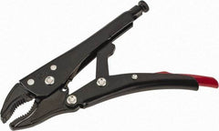 Proto - 7-15/32" OAL Curved Jaw Locking Pliers - 11/32" Jaw Width, 1-19/64" Jaw Depth, 1-21/32" Jaw Opening, Standard Handle - Exact Tool & Supply