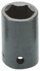 Armstrong - 1/2" Drive 18mm Standard Impact Socket - 6 Points, 1-17/32" OAL - Exact Tool & Supply