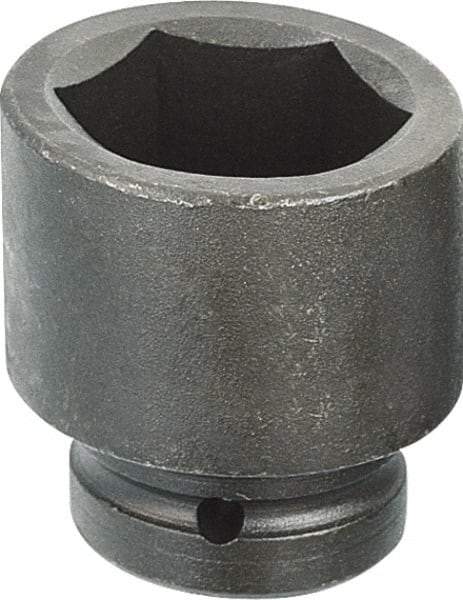 Armstrong - 1" Drive 1-3/4" Standard Impact Socket - 6 Points, 2-43/64" OAL - Exact Tool & Supply