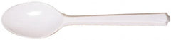 Ability One - Paper & Plastic Cups, Plates, Bowls & Utensils; Breakroom Accessory Type: Plastic Spoons ; Breakroom Accessory Description: PLASTIC SPOONS,Med-Wt,White,1000ct - Exact Tool & Supply