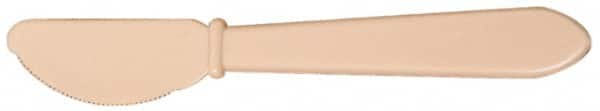Ability One - Paper & Plastic Cups, Plates, Bowls & Utensils; Breakroom Accessory Type: Plastic Knife ; Breakroom Accessory Description: PICNIC PLASTIC KNIFE,Type4 - Exact Tool & Supply