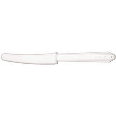 Ability One - Paper & Plastic Cups, Plates, Bowls & Utensils; Breakroom Accessory Type: Plastic Knife ; Breakroom Accessory Description: H-DUTY PLASTIC KNIFE,Type3,White - Exact Tool & Supply