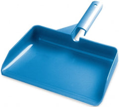 Ability One - Dust Pans & Scoops; Type: Dust Pan ; Width (Inch): 11-1/2 ; Body Material: Plastic ; Handle Length (Inch): 3-1/2 ; Color: Blue - Exact Tool & Supply