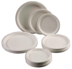 Ability One - Paper & Plastic Cups, Plates, Bowls & Utensils; Breakroom Accessory Type: Paper Plates ; Breakroom Accessory Description: PAPER PLATES,White,9x.75in,1000ct - Exact Tool & Supply
