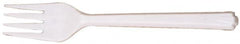 Ability One - Paper & Plastic Cups, Plates, Bowls & Utensils; Breakroom Accessory Type: Plastic Fork ; Breakroom Accessory Description: PLASTIC FORKS,Med-Wt,White,1000ct - Exact Tool & Supply