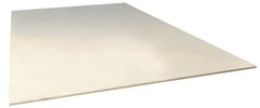 Made in USA - 1" Thick x 4' Wide x 4' Long, Polypropylene Sheet - White, Shore D-72 Hardness, ±5% Tolerance - Exact Tool & Supply
