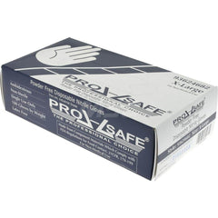 PRO-SAFE - 100 Piece Pack, Size XL, 3 mil, Industrial Grade, Powder Free Nitrile Disposable Gloves - Exact Tool & Supply