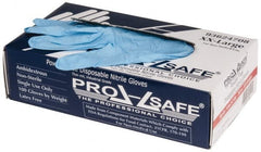 PRO-SAFE - 100 Piece Pack, Size 2XL, 3 mil, Industrial Grade, Powder Free Nitrile Disposable Gloves - Exact Tool & Supply