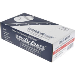 PRO-SAFE - 100 Piece Pack, Size S, 3 mil, Industrial Grade, Powder Free Nitrile Disposable Gloves - Exact Tool & Supply