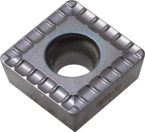 Kennametal - SPPX15T512 MD Grade KCU40 Carbide Indexable Drill Insert - TiN/TiAlN Finish, 0.619" Inscribed Circle - Exact Tool & Supply
