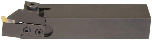 Hertel - HCE, Right Hand Cut, 1-5/8" Max Workpc Diam, Indexable Cutoff Toolholder - 1/2" Max Depth of Cut, 31.75mm Shank Width, 1" Shank Height, 6" OAL - Exact Tool & Supply