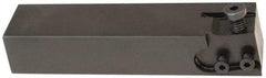 Hertel - HCE, Right Hand Cut, Indexable Cutoff Toolholder - 0.8 Max Depth of Cut, 31.75mm Shank Width, 1" Shank Height, 6" OAL - Exact Tool & Supply