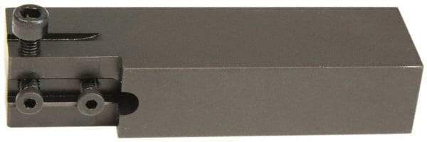 Hertel - HCE, Right Hand Cut, Indexable Cutoff Toolholder - 0.531 Max Depth of Cut, 25.4mm Shank Width, 1/2" Shank Height, 4-1/2" OAL - Exact Tool & Supply